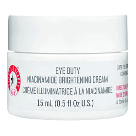 Rozjasňující krém na oči Eye Duty Niacinamide Brightening Cream, First Aid Beauty, 15 ml, 970 Kč
Rozjasňující krém na oči Eye Duty Niacinamide Brightening Cream, First Aid Beauty, 15 ml, 970 Kč