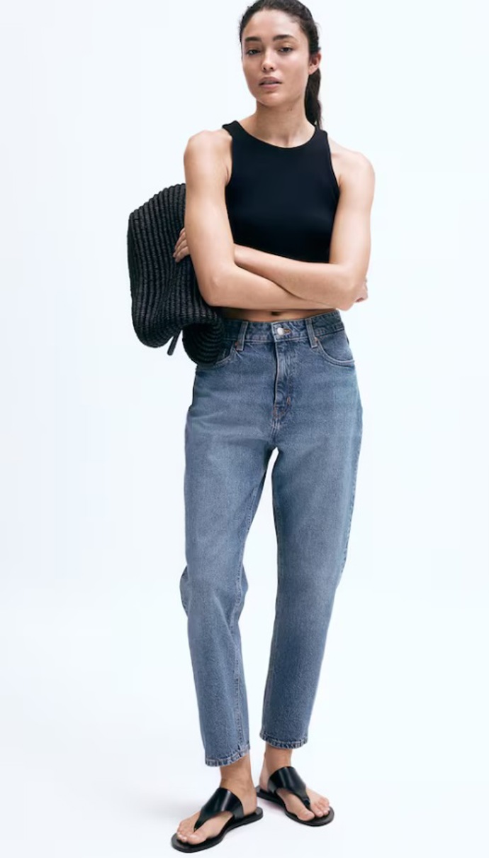 Slim mom jeans, H&M, 479 Kč
