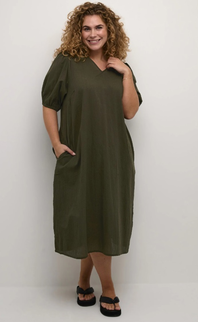 Manšestrové šaty Plus Size, Kaffe, 1 196 Kč
