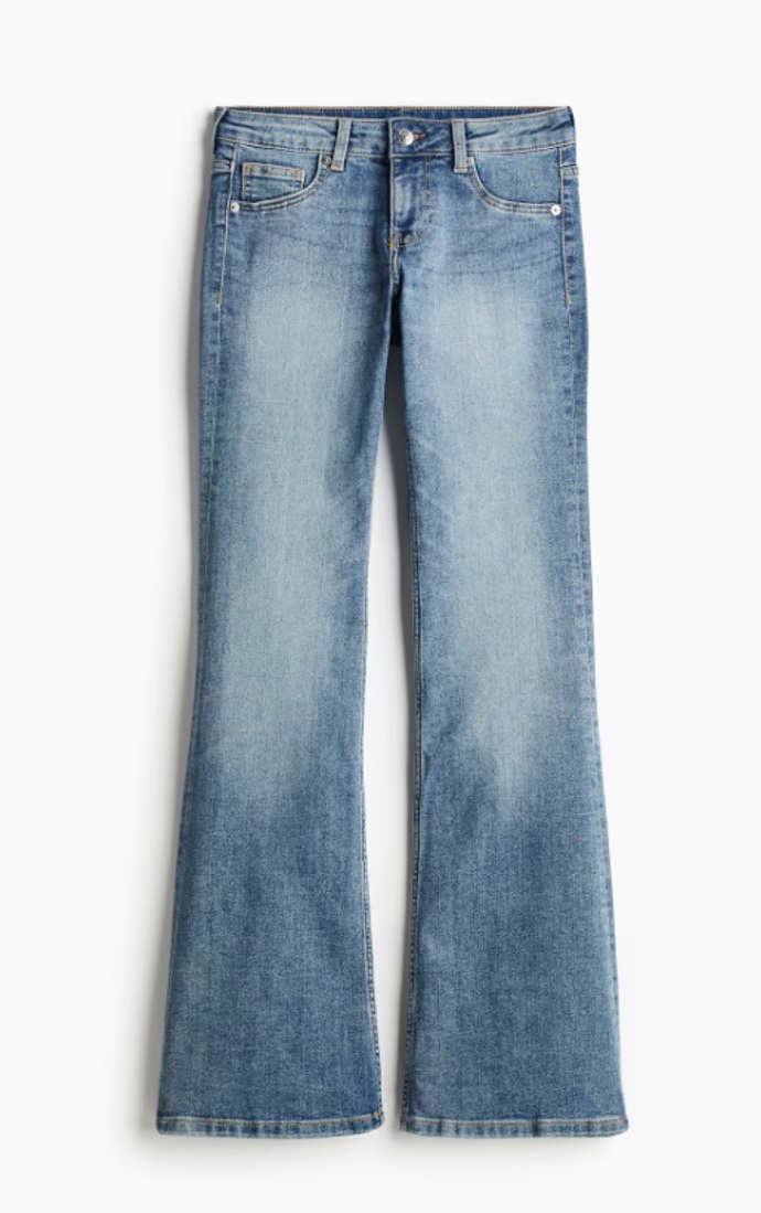 Zvonové džíny, H&M, 389 Kč
