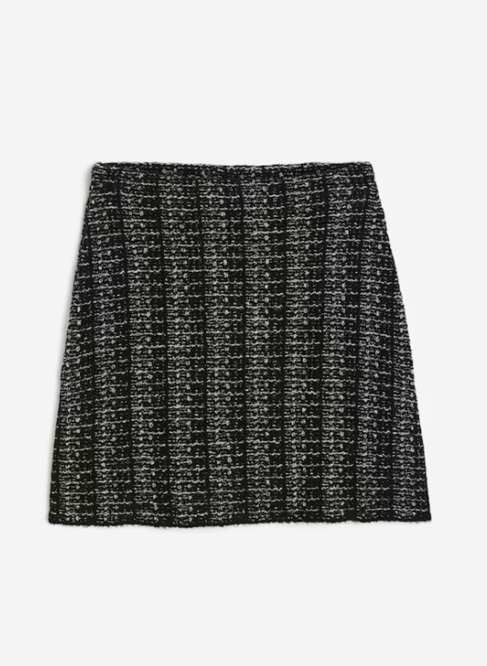 Áčková sukně z žakárového úpletu, H&M, 329 Kč
