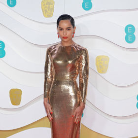 Zoë Kravitz v metalických šatech Saint Laurent
Zoë Kravitz v metalických šatech Saint Laurent
