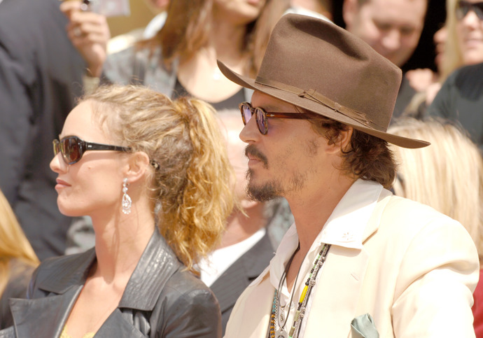 Johny Depp a Vanessa Paradis
