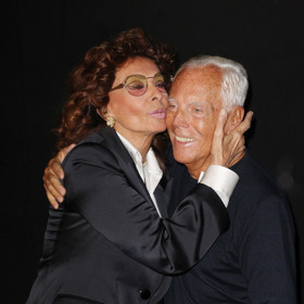 Sophia Loren a Giorgio Armani
Sophia Loren a Giorgio Armani