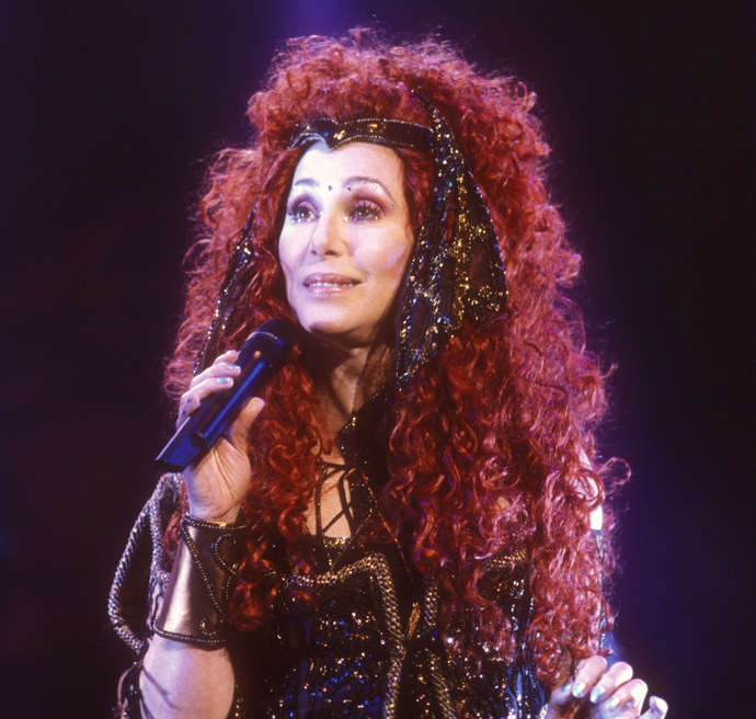 Cher na vrcholu své kariéry v roce 1999 na Believe tour
Cher na vrcholu své kariéry v roce 1999 na Believe tour