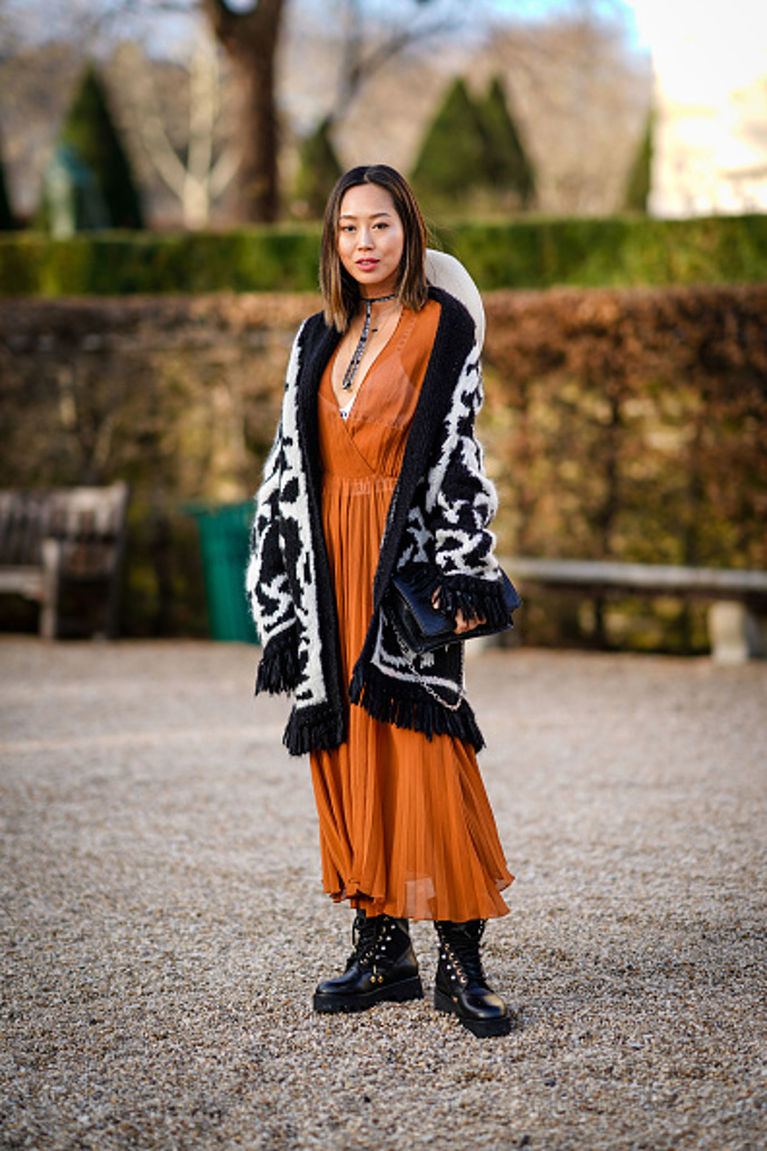 Street style pařížského fashion weeku