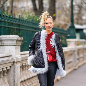 Street style pařížského fashion weeku