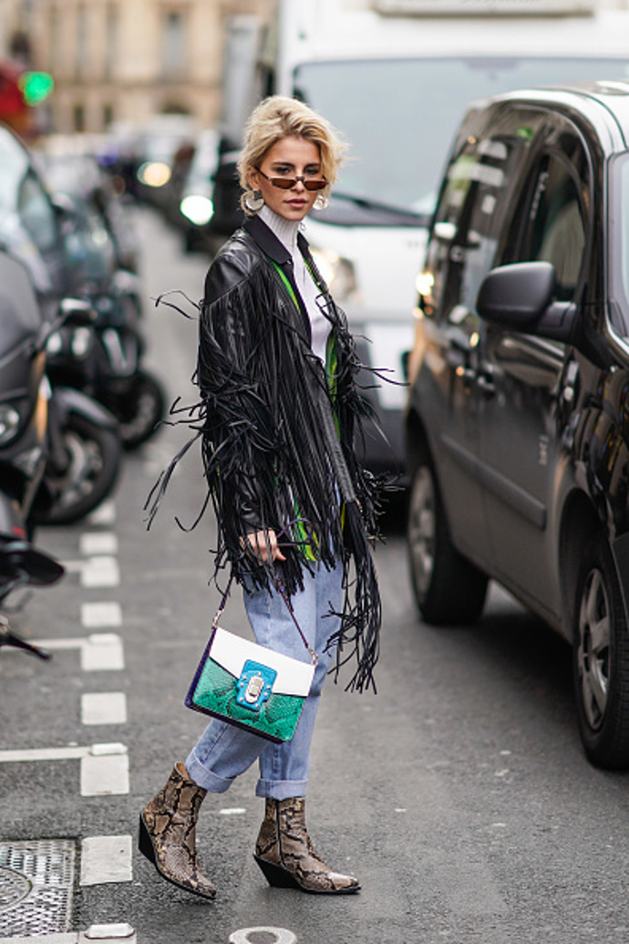 Street style pařížského fashion weeku