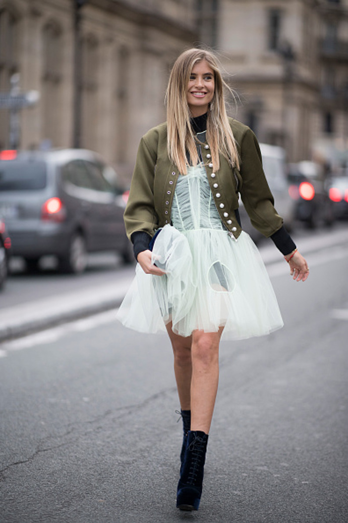 Street style pařížského fashion weeku