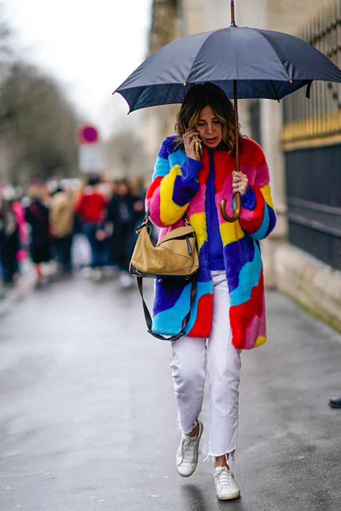 Street style pařížského fashion weeku