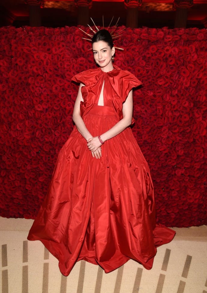 Na Met Gala v roce 2018 v róbě Valentino Couture.
Na Met Gala v roce 2018 v róbě Valentino Couture.