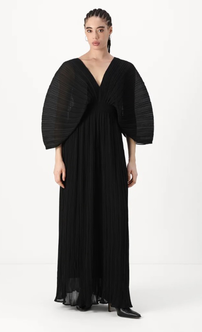 Plisované šaty s výraznými rukávy, Vero Moda, 1 092 Kč
