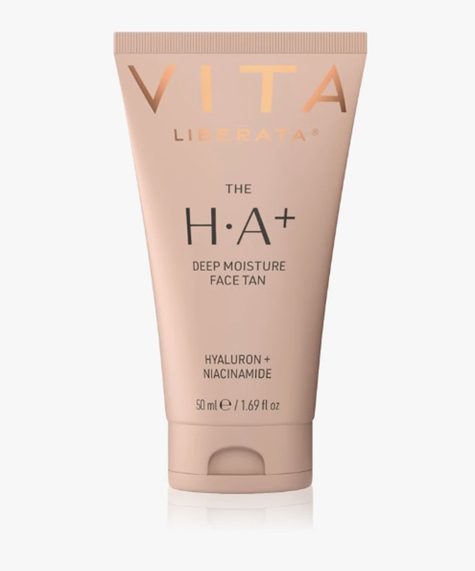 Samoopalovací krém na obličej s kyselinou hyaluronovou, Vita Liberata, 490 Kč
