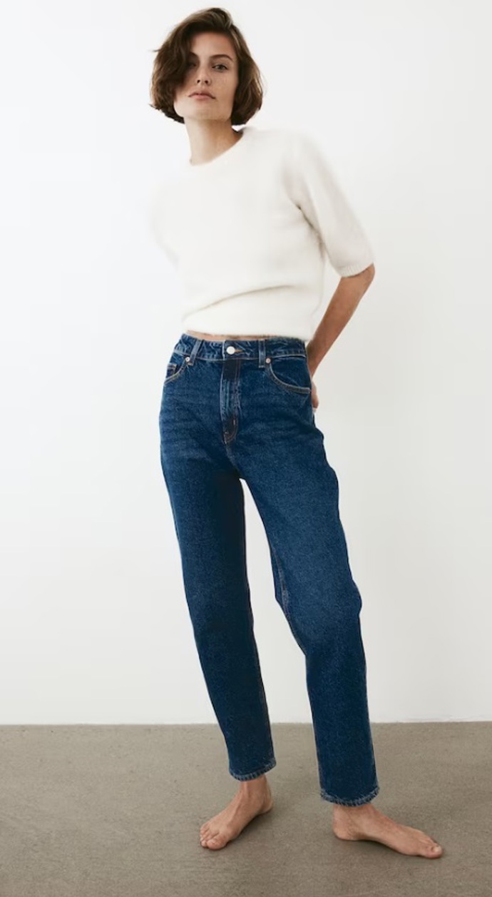Slim mom jeans, H&M, 479 Kč
