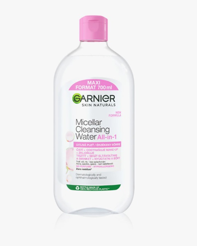 Micelární voda pro citlivou pleť, Garnier, 171 Kč
