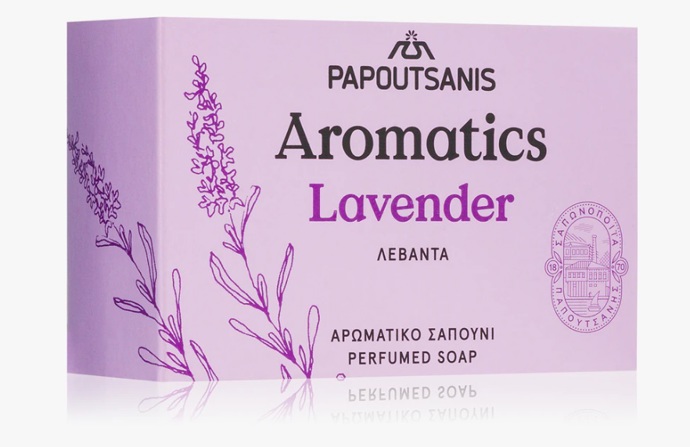 Levandulové mýdlo, PAPOUTSANIS, 28 Kč
