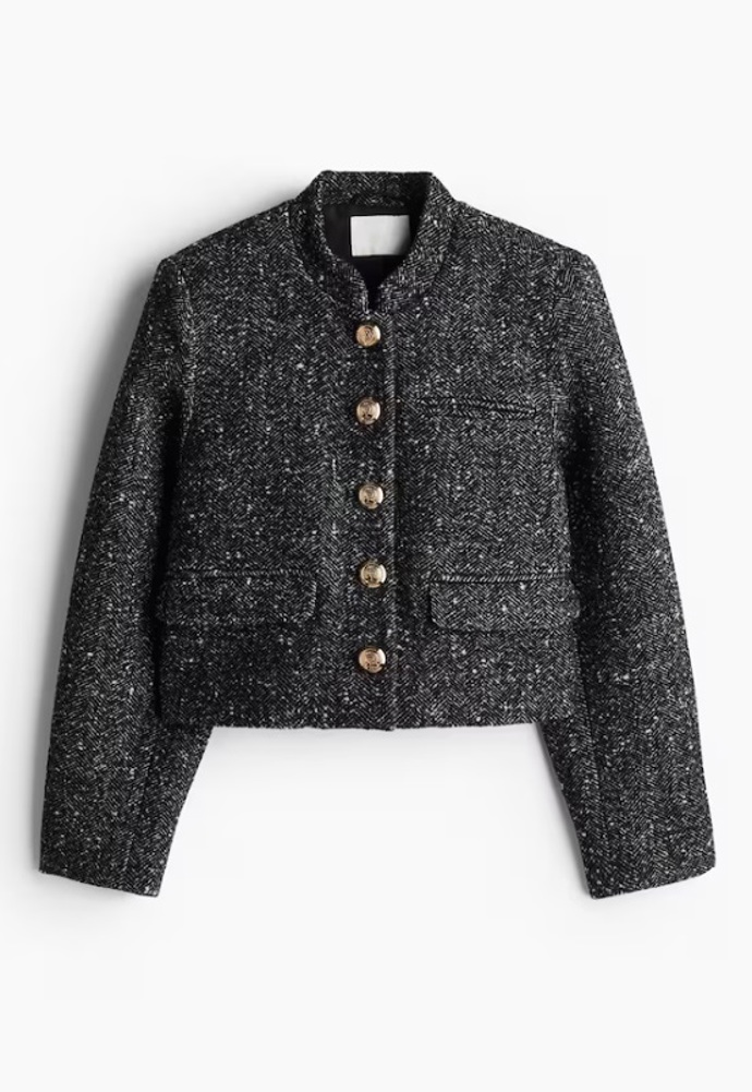 Sako s předními knoflíky, H&M, 1 699 Kč
