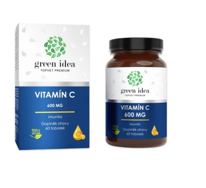 Green idea Vitamín C – tobolky, www.greenidea.cz, 148 Kč (60 tobolek v balení)

V jedné tobolce je 600 mg kyseliny askorbové (Vitamin C), přičemž doporučená denní dávka je 1-3 tobolky.

 
