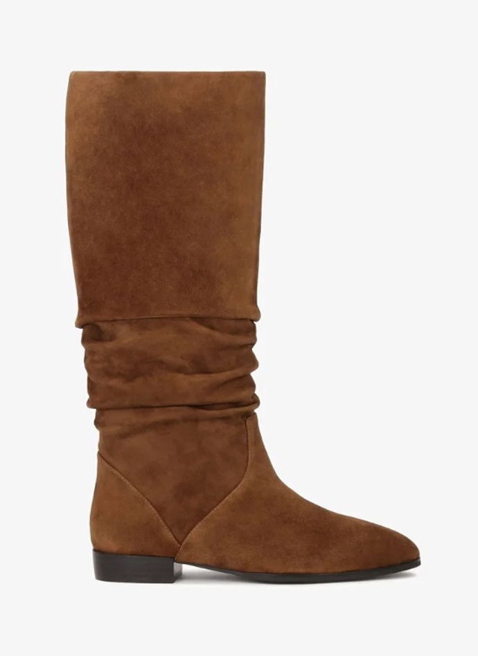 Slouchy hnědé kozačky, Kazar, 8 490 Kč
