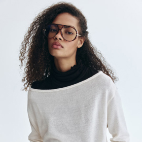 Svetr se spadlými rameny, H&M, 359 Kč
