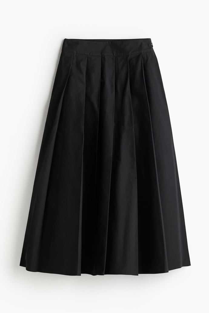 Skládaná áčková sukně, H&M,1 199 Kč
