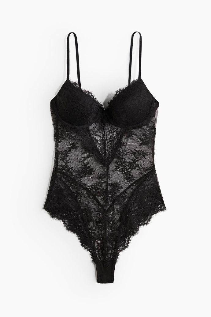 Krajkové push-up body, H&M, 719 Kč
