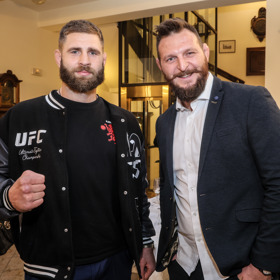 Jiří s judistou Lukášem Krpálkem
