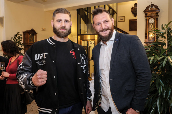 Jiří s judistou Lukášem Krpálkem
