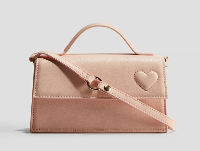 Růžová kabelka crossbody, H&M, 359 Kč 
