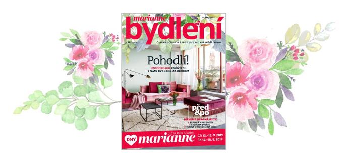 Zářijová jízda s Marianne Bydlení začíná! Nasedejte v trafikách nebo online.
