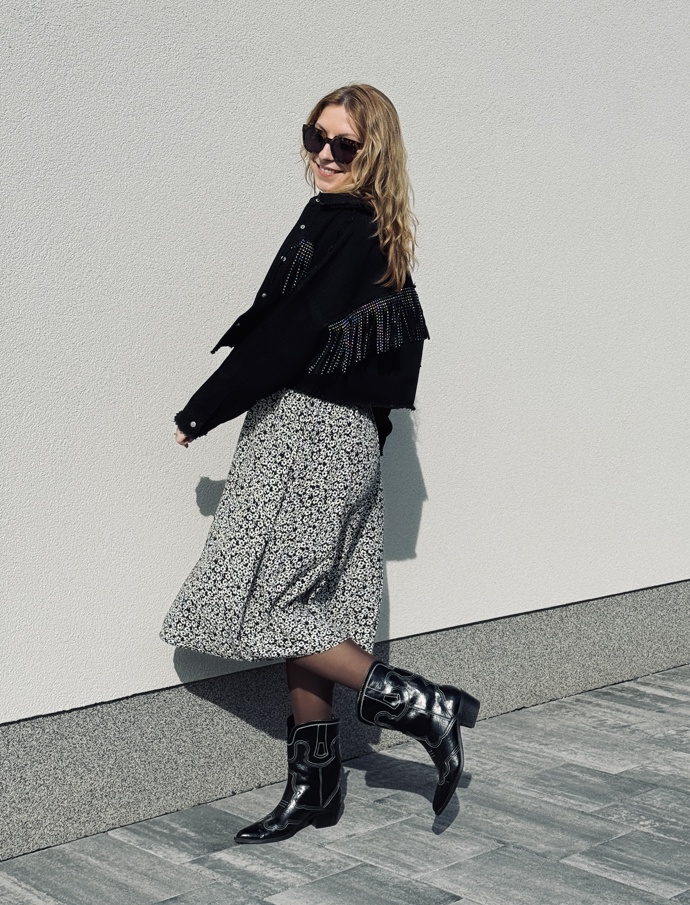 Styling kovbojských bot podle Lucie 
