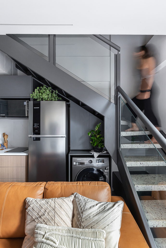 Původní mezonet rozšířili tak, aby na 44 m² vznikl plnohodnotný byt 
