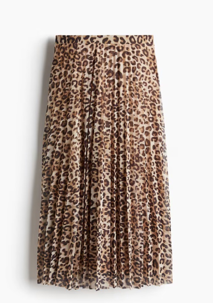 Plisovaná sukně ze síťoviny, H&M, 839 Kč
