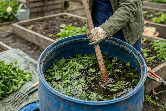 Jarní hnojení se může obejít i bez průmyslových hnojiv. Postačí popel, kopřivy či droždí