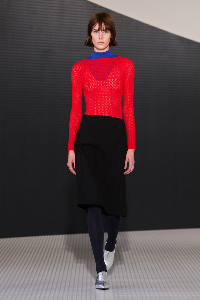 Strohá elegance Jil Sander
