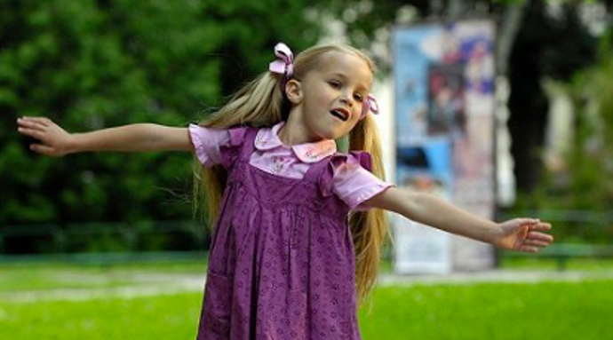 Amelie se objevila před kamerou už jako malá holčička
Amelie se objevila před kamerou už jako malá holčička