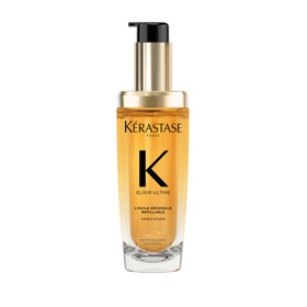 Kérastase Elixir Ultime L'huile Originale 75 ml, vlasový olej pro všechny typy vlasů

Jen 2 kapky dodají vlasům o 100 % více lesku, zanechává vlasy hebké, hladké a poddajné, navíc lze lahvičku doplňovat

e-shop Klier, 1300 Kč
