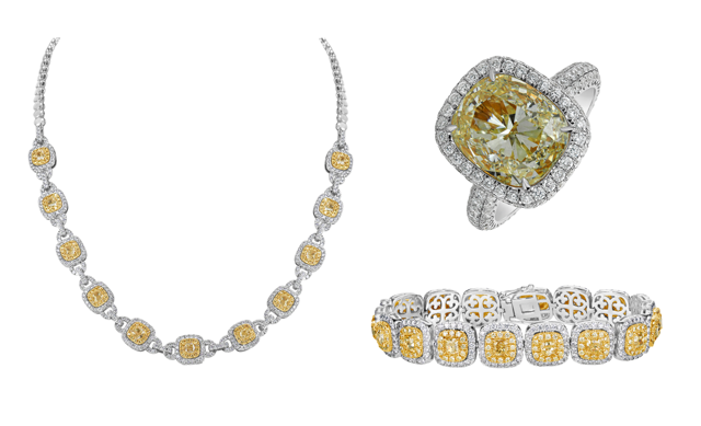 Set náhrdelníku, náramku a prstenu z řady Sunshine od ALO diamonds Set náhrdelníku, náramku a prstenu z řady Sunshine od ALO diamonds