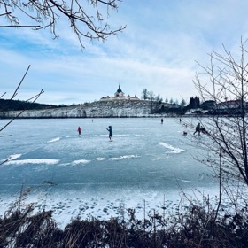 Konventský rybník ve Žďáru nad Sázavou.
