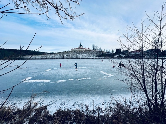 Konventský rybník ve Žďáru nad Sázavou.
