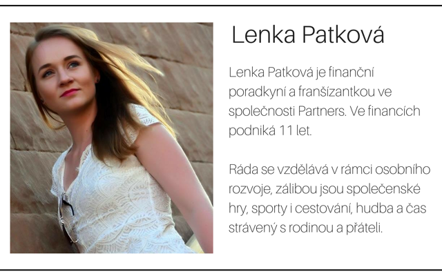 LENKA PATKOVÁ: Baví mě měnit lidem život k lepšímu LENKA PATKOVÁ: Baví mě měnit lidem život k lepšímu