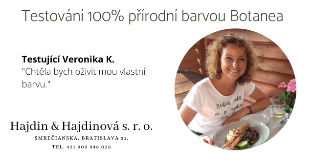 Známe výsledky testování 100% přírodní barvou Botanea! Známe výsledky testování 100% přírodní barvou Botanea!