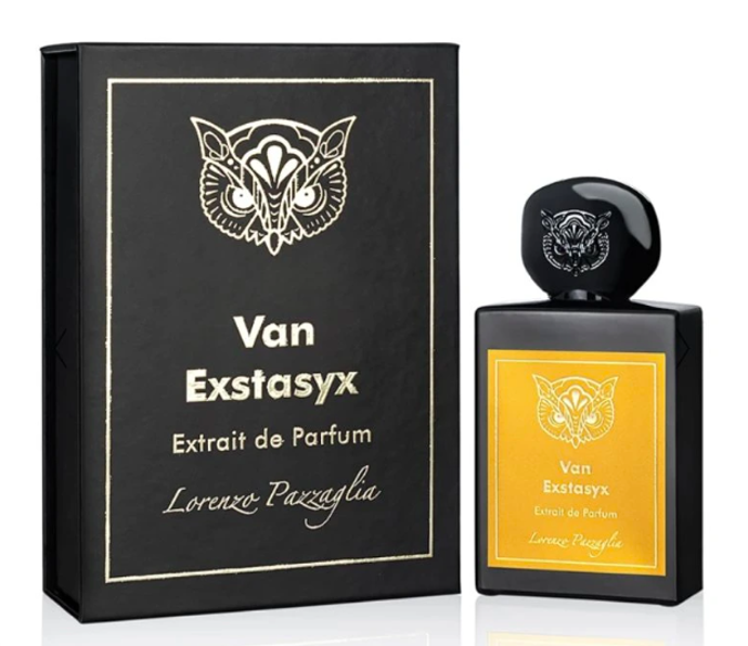 Lorenzo Pazzaglia – Van Exstasyx s vanilkou, karamelem, bílými květy a tonka fazolkou, 3700 Kč
