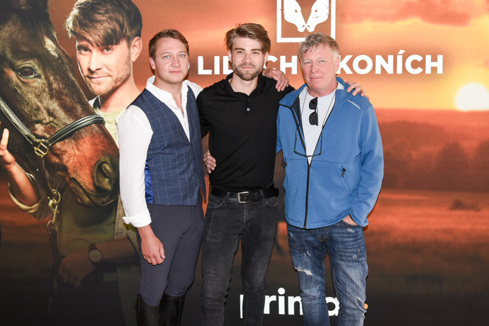 Ondra, Marek Lambora a Michal Dlouhý
Ondra, Marek Lambora a Michal Dlouhý
