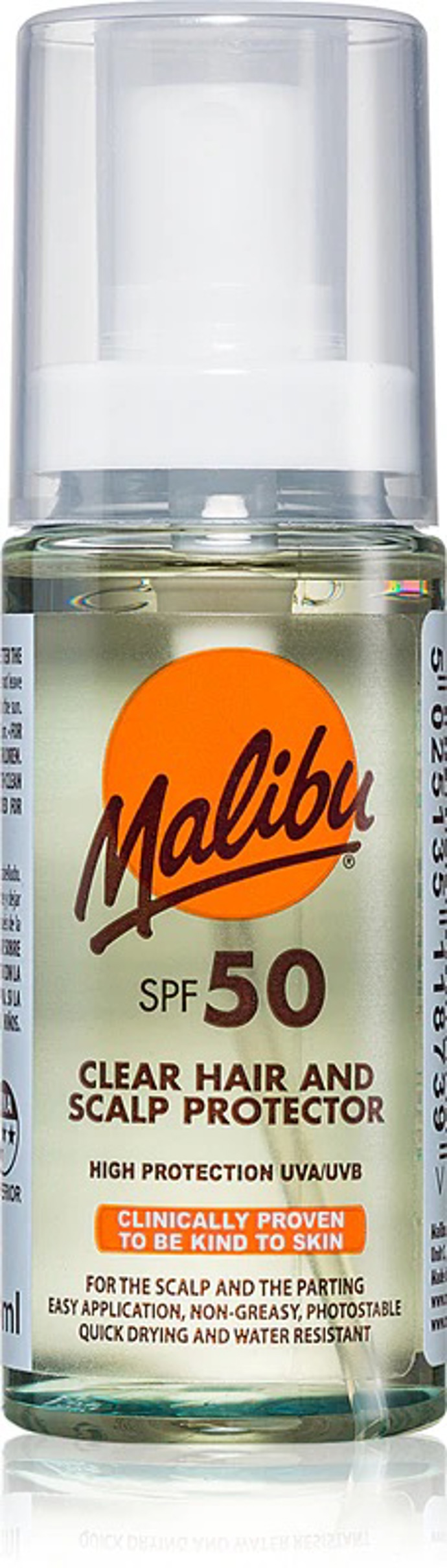 Ochranný sprej na vlasy a vlasovou pokožku, Malibu, 135 Kč
