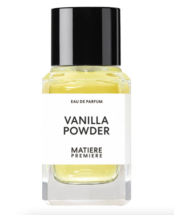 Matiere Premiere – Vanilla Powder s vanilkou, kokosovým pudrem, pižmem a palo santem, 6100 Kč
