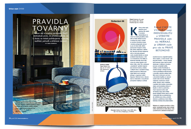 Květnové Marianne Bydlení s velkým tématem Urban style právě v prodeji! Květnové Marianne Bydlení s velkým tématem Urban style právě v prodeji!