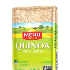 MENU GOLD Quinoa bílá, 250 g, dop. cena 69,90 Kč
MENU GOLD Quinoa bílá, 250 g, dop. cena 69,90 Kč