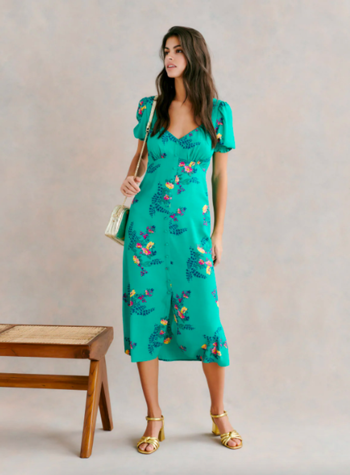 Midi šaty, Petite Mendigote, 185 eur

