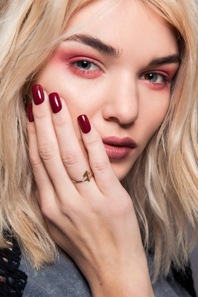 Black cherry nails
Black cherry nails